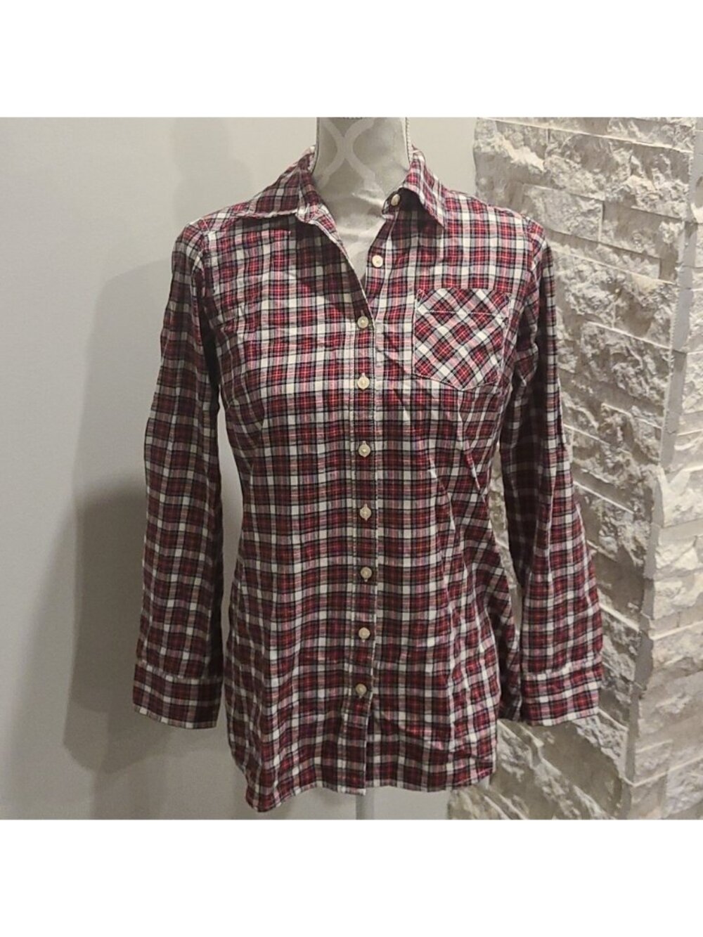 Heritage Shirting by Bass Red Plaid shirt